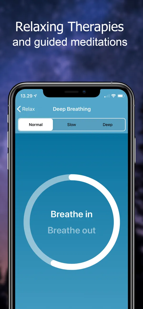 ReSound Relief sleep timer and bedtime settings