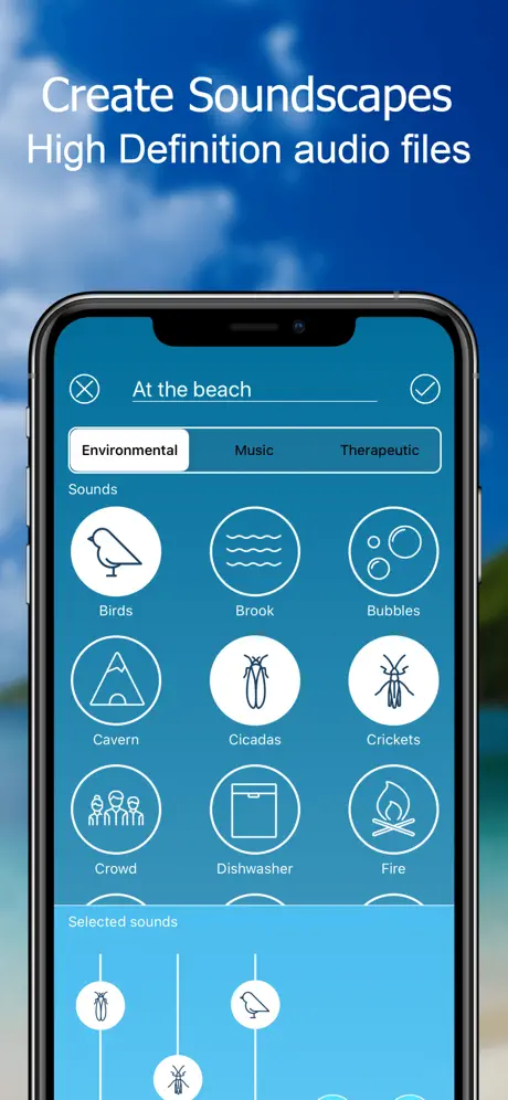 ReSound Relief soundscape library