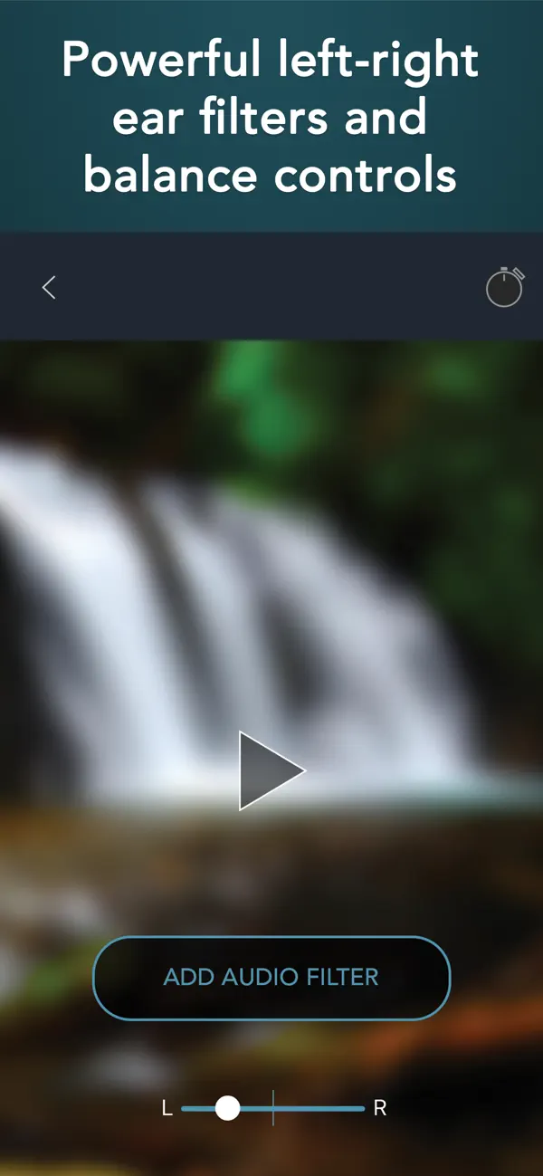 Tinnitus HQ parametric EQ and equalizer controls